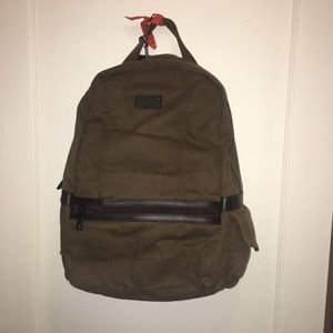 Bass Waxed Canvas Laptop Backpack NWT